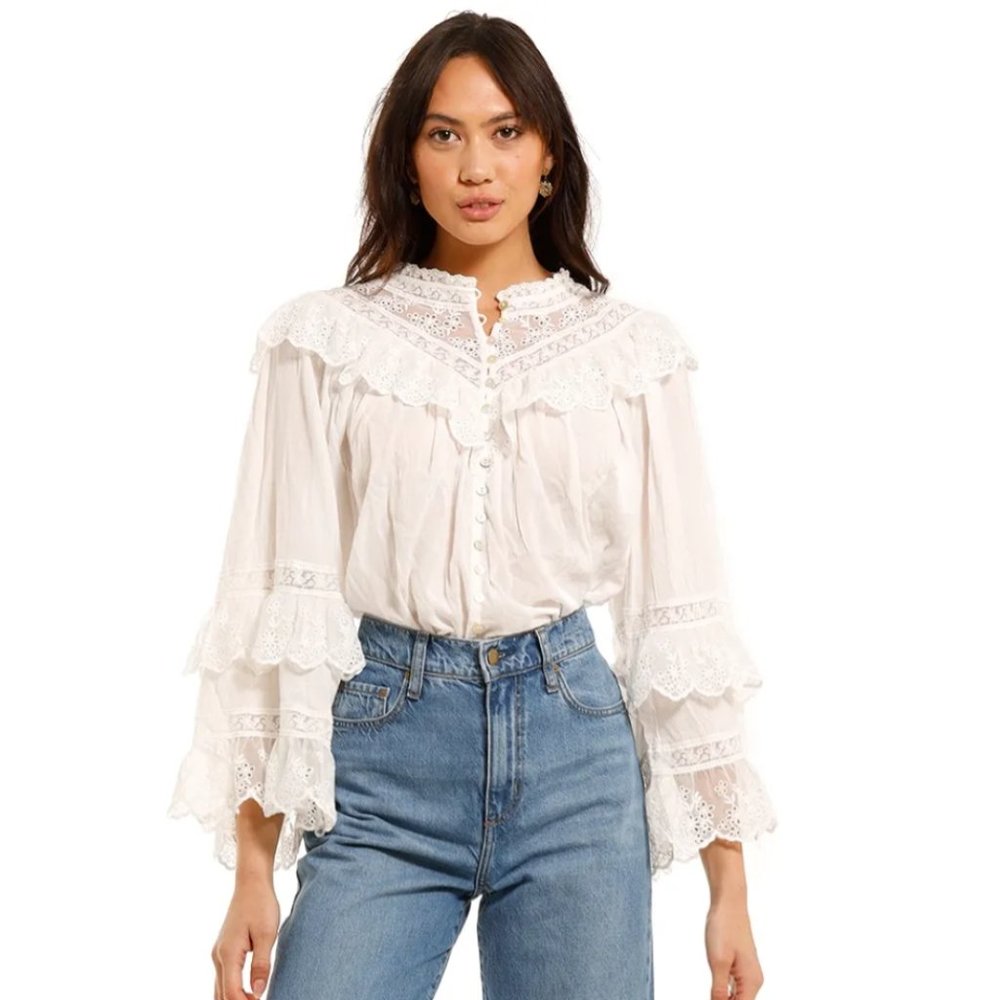 Spell Ella Lace Blouse